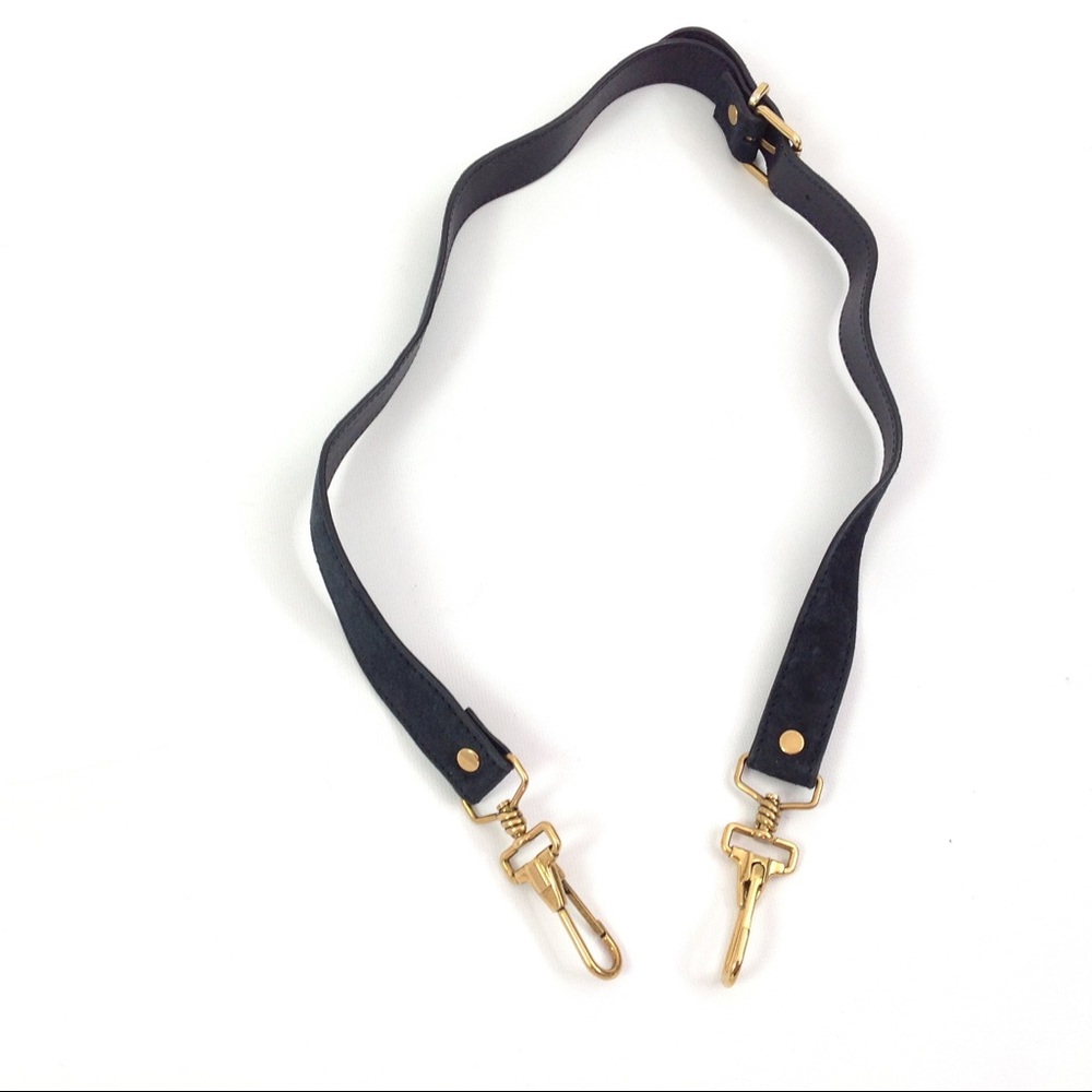 Bag Strap Short Length Black With Buckle 30"